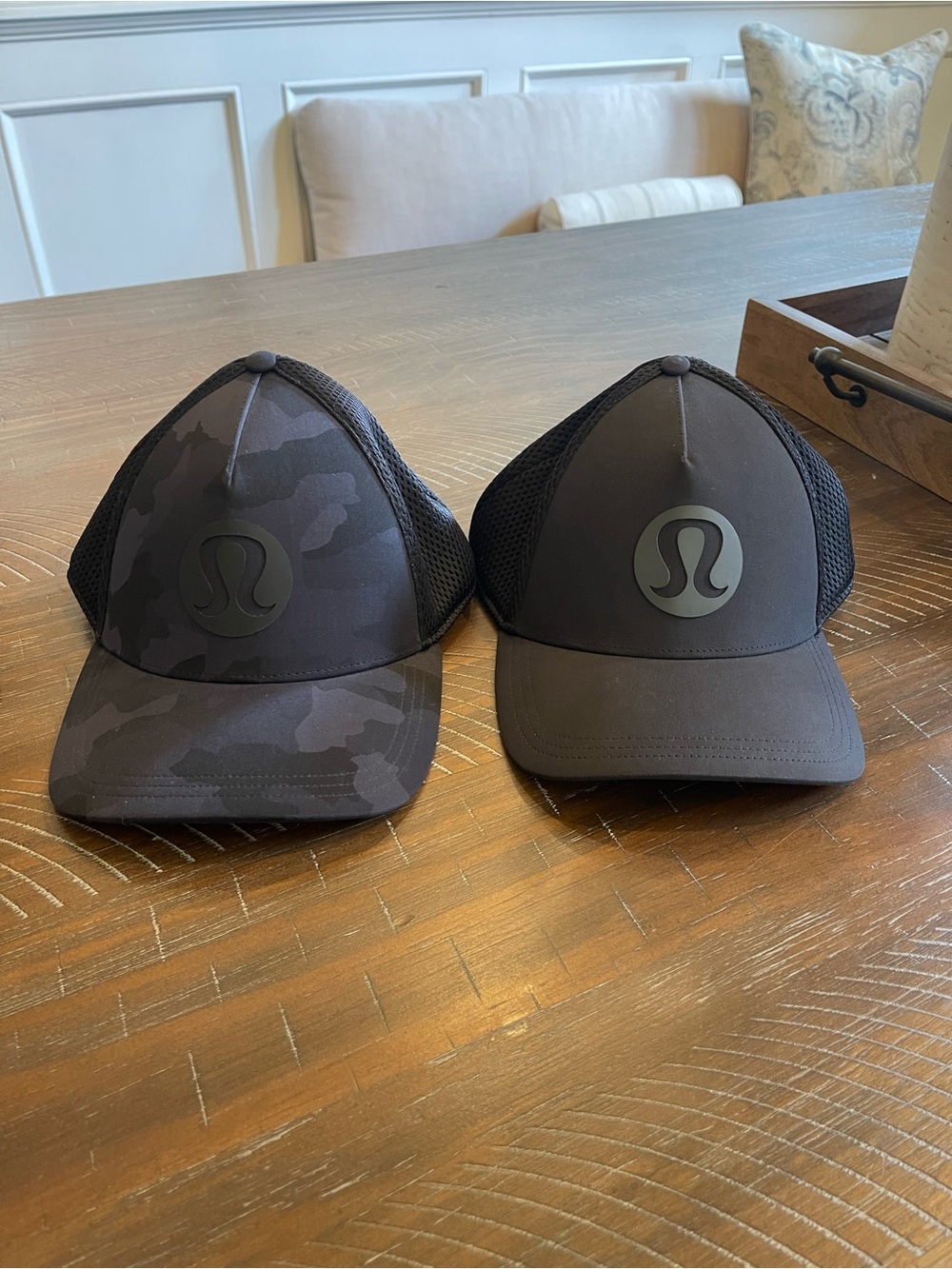 lululemon athletica Black & Black Camo Women's Trucker Hats